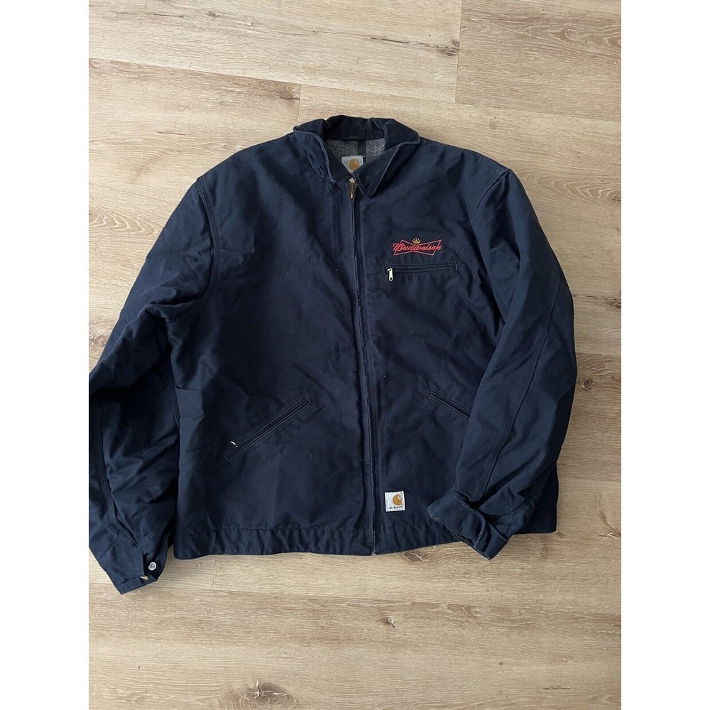 Vintage Navy Carhartt Detroit Jacket Size XXL